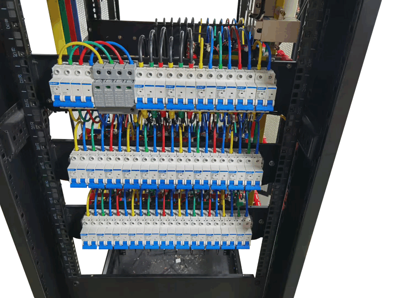 Rack-mounted cabinet